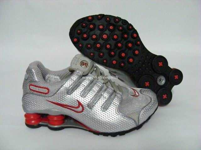 Nike Shox Nz Argent Rouge